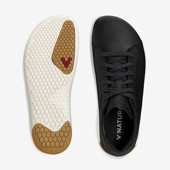 Black Women's Vivobarefoot Geo Court Hiking Shoes | Philippines 0139OKIR